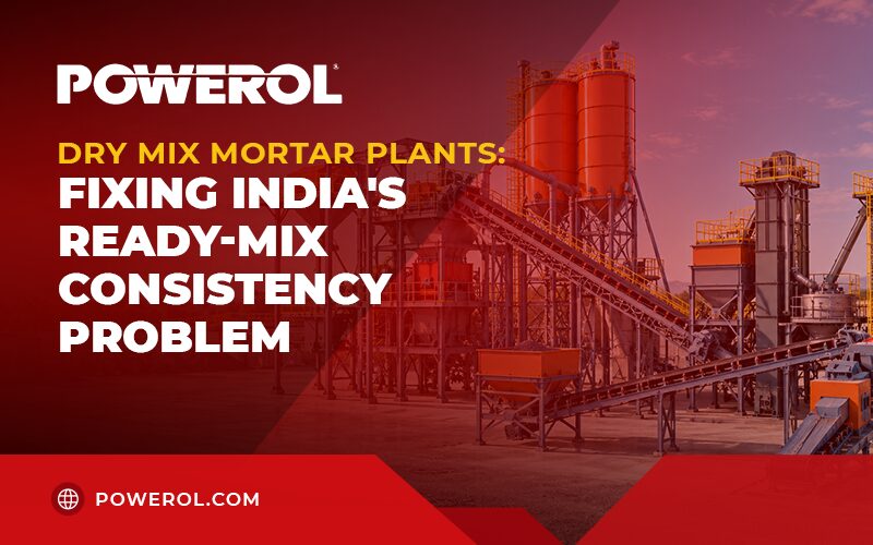 Dry Mix Mortar Plants for consistent ready-mix mortar production in India